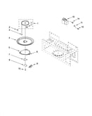 Magnetron and turntable parts