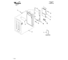 Whirlpool YMH1150XMS0 control panel parts diagram