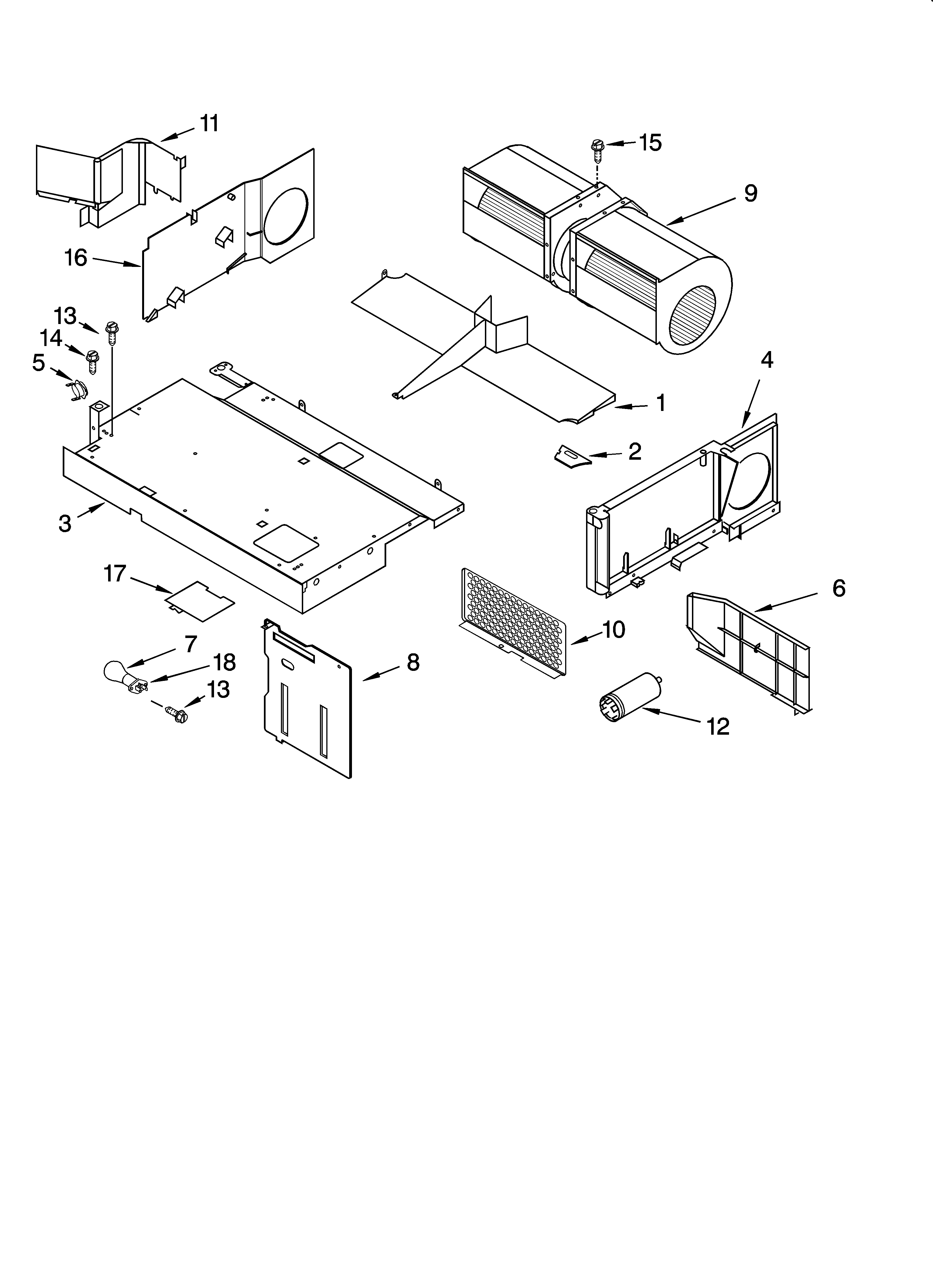 Air flow parts