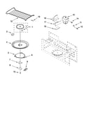 Magnetron and turntable parts