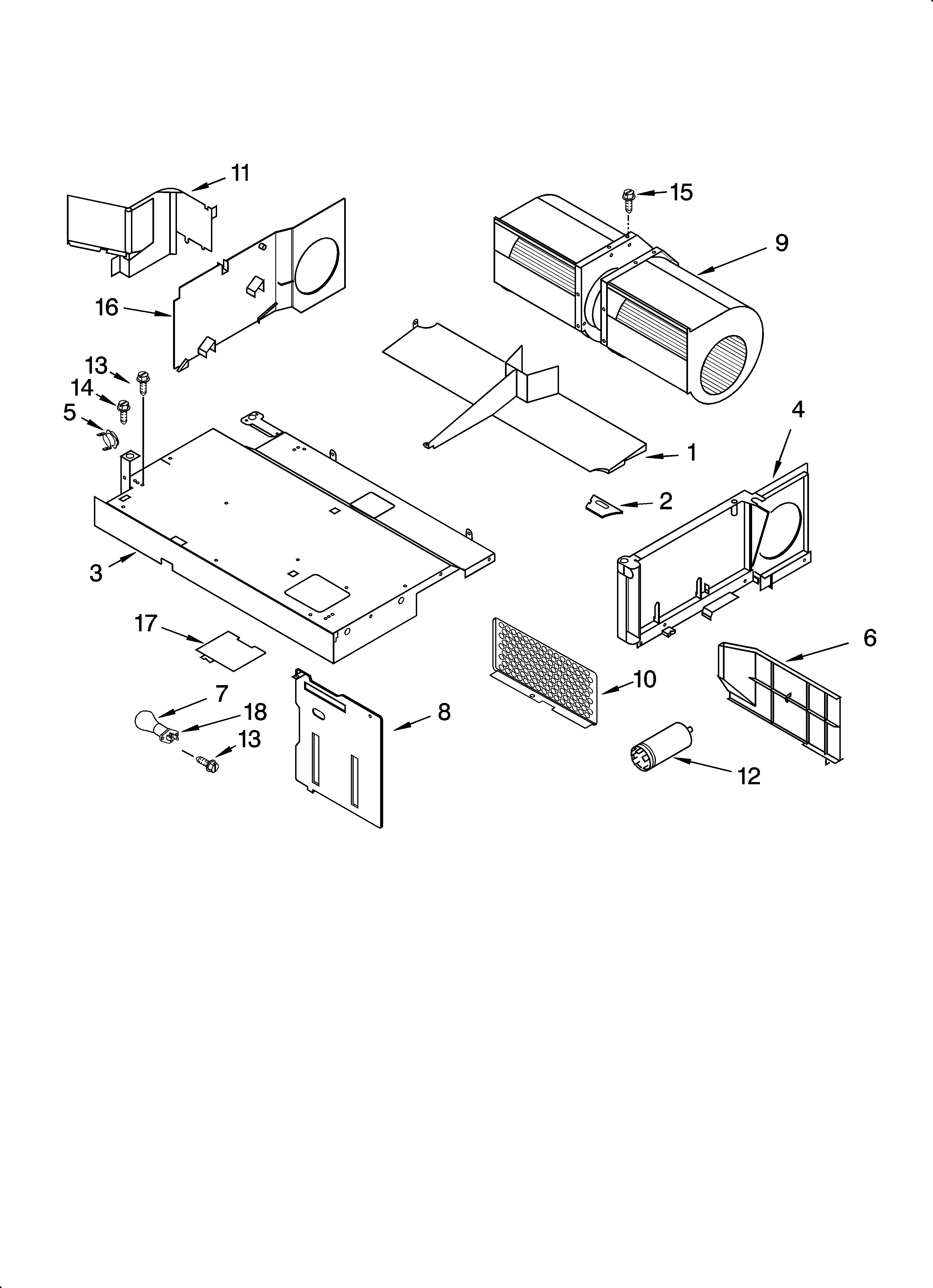 Air flow parts