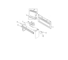Whirlpool YMH1150XMS3 cabinet and installation parts diagram