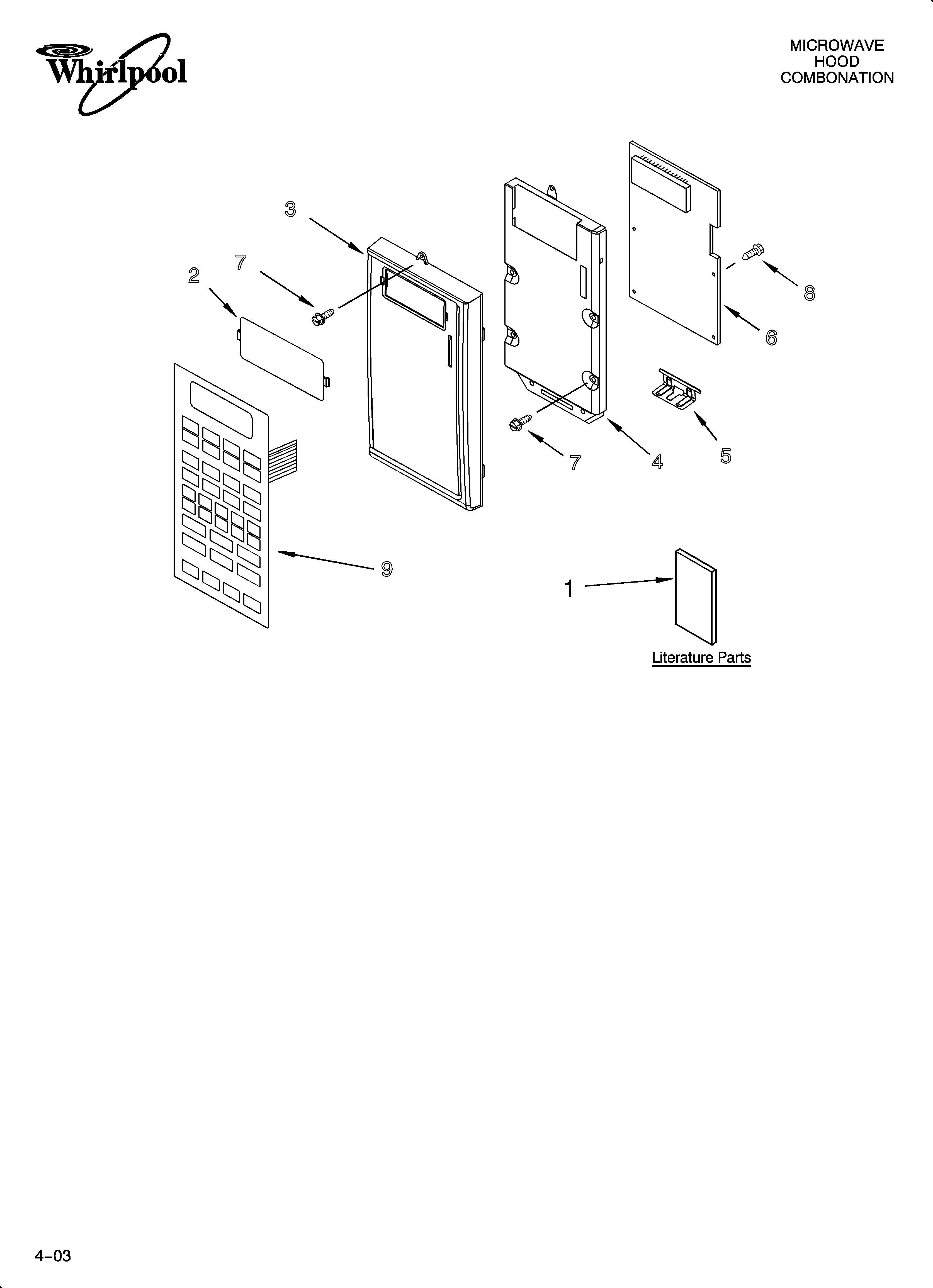 CONTROL PANEL PARTS