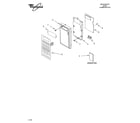 Whirlpool YMH6140XFB2 control panel parts diagram