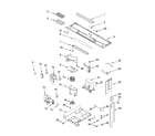 Whirlpool YMH6140XFB2 interior and ventilation parts diagram