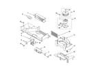 Whirlpool YMH6140XFB2 air flow parts diagram