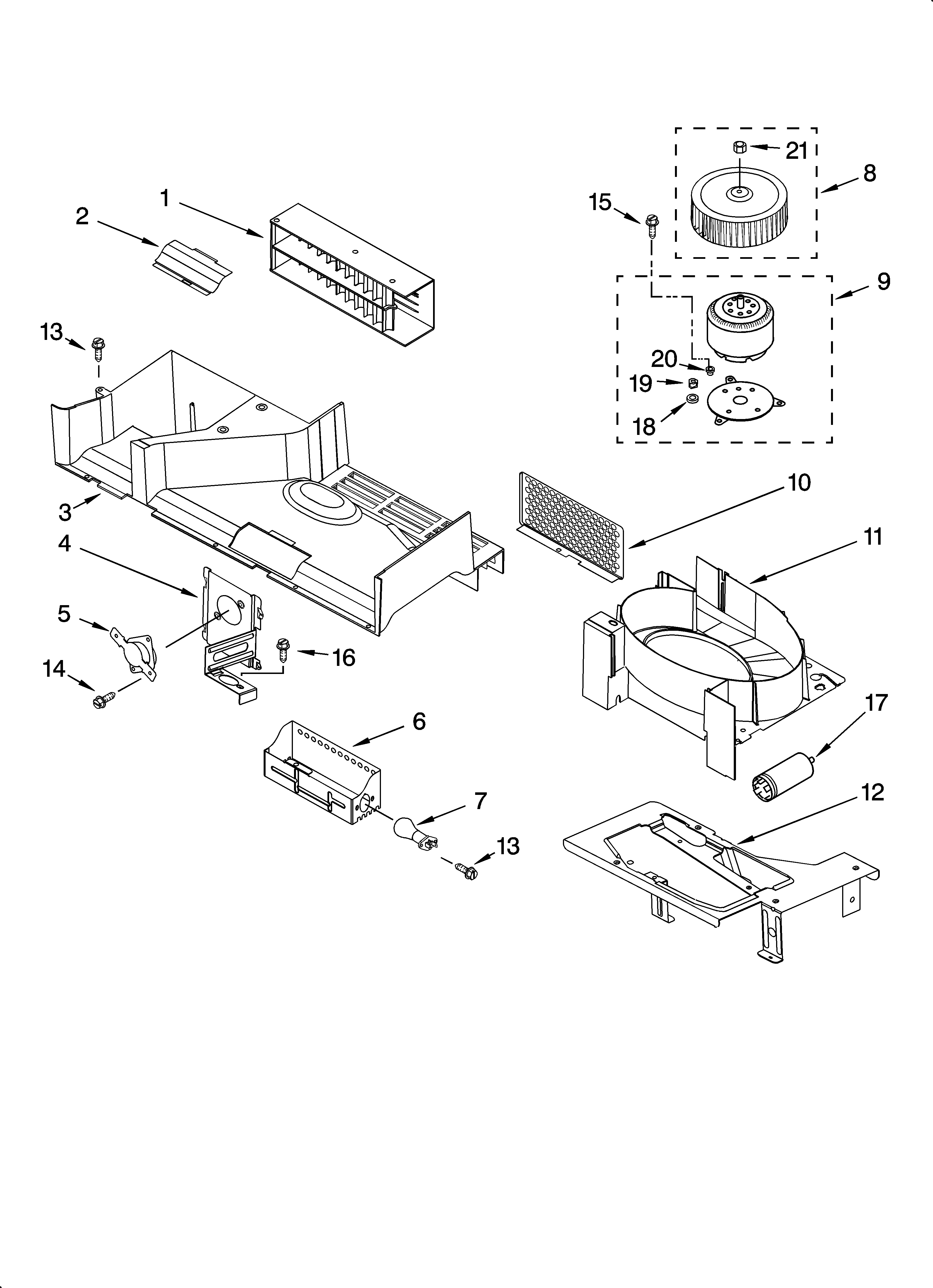 Air flow parts