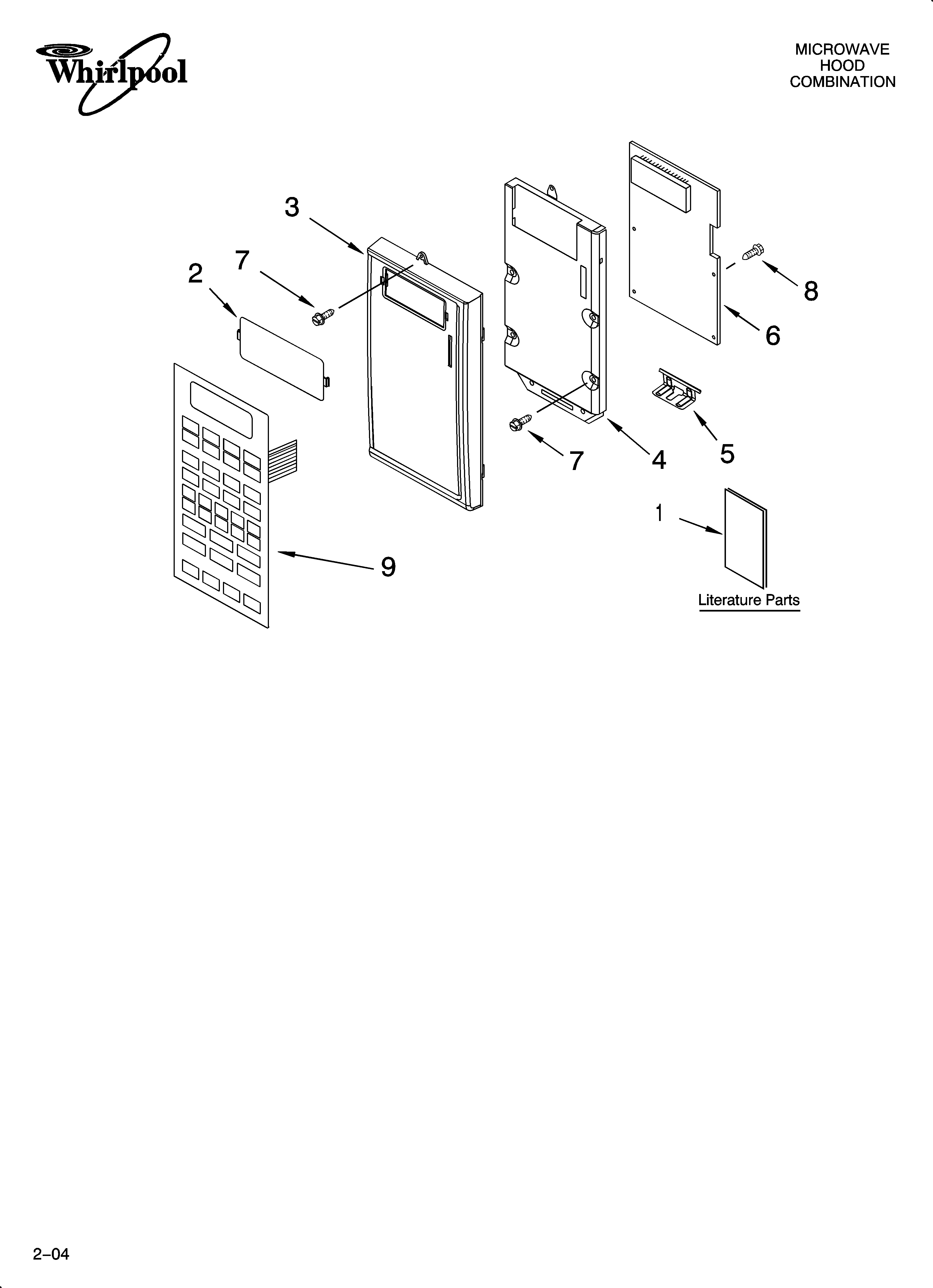Control panel parts