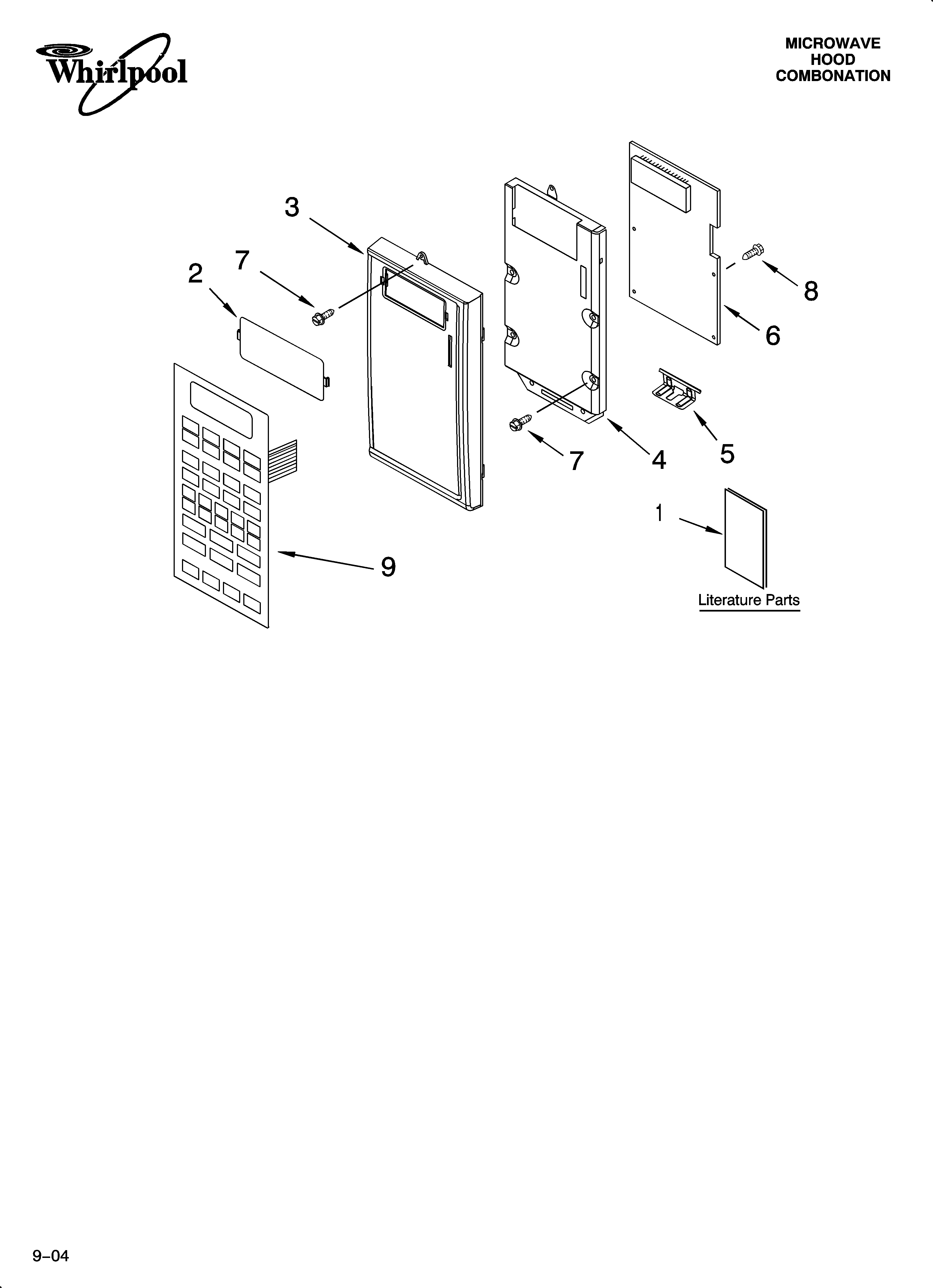 Control panel parts
