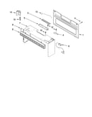 Cabinet and installation parts