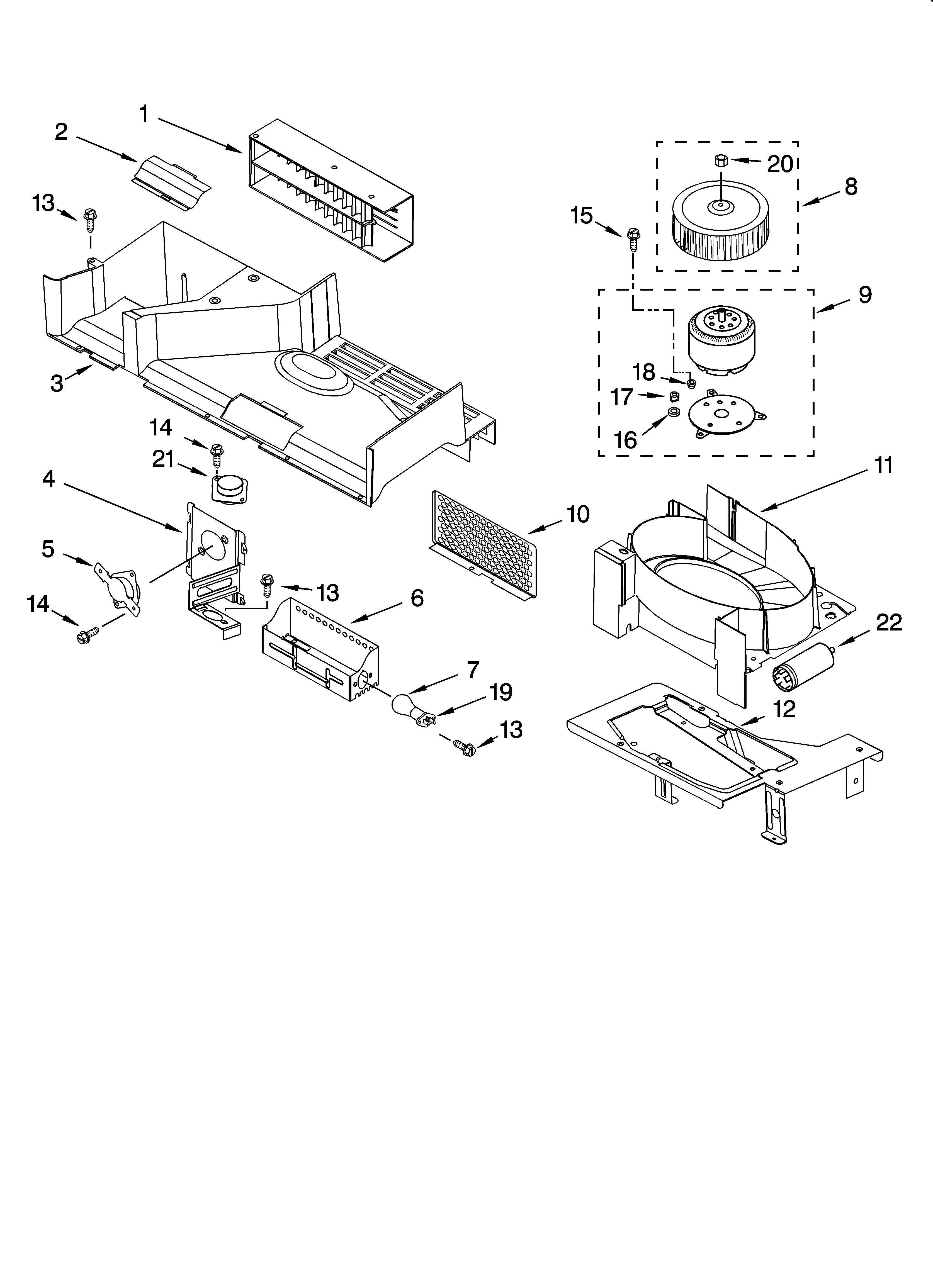 Air flow parts