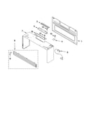 Cabinet and installation parts