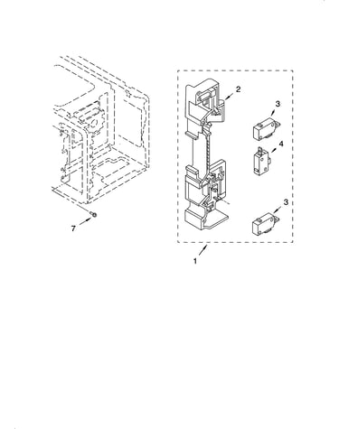 Latch board parts