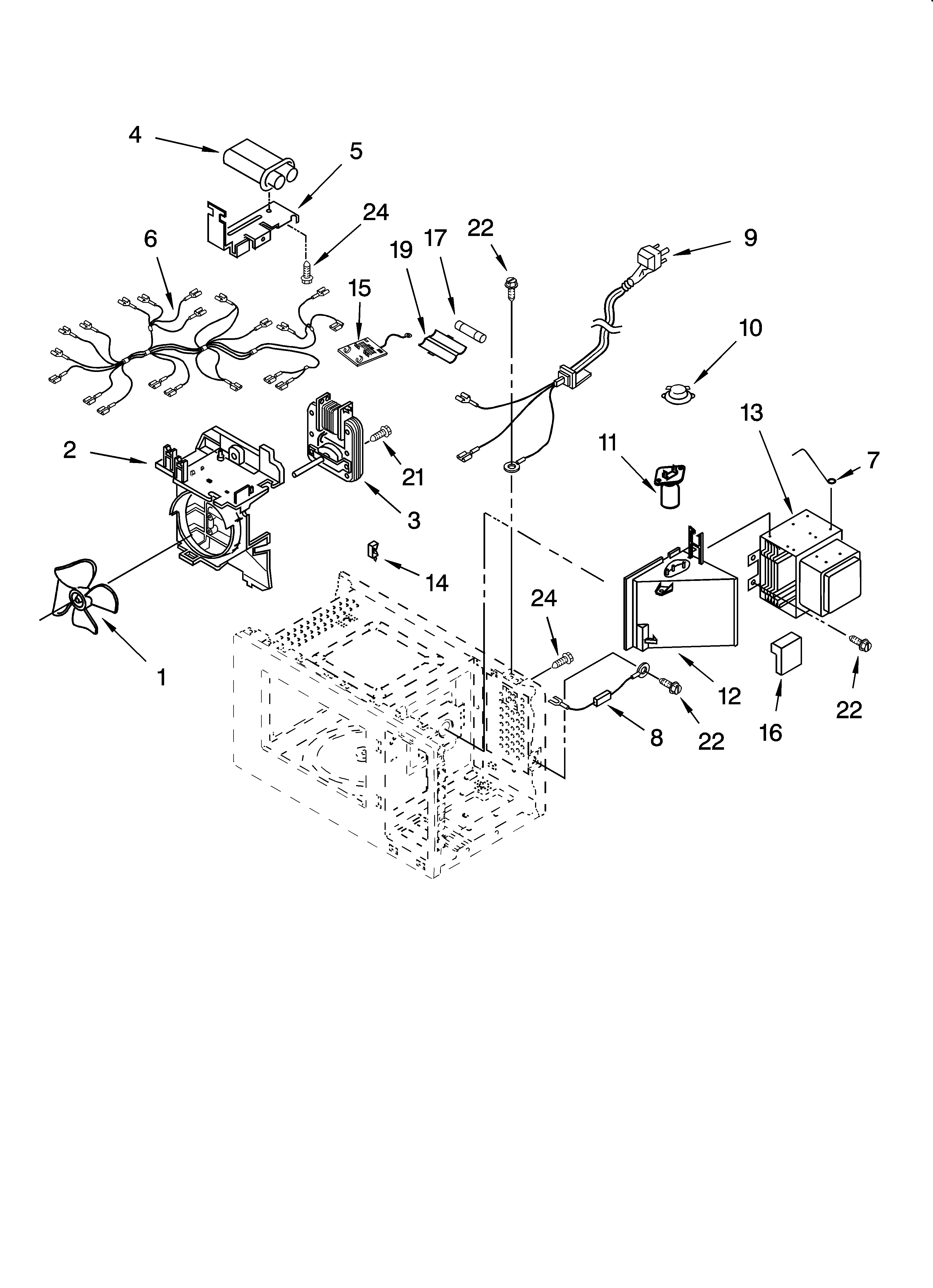 OVEN INTERIOR PARTS