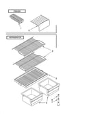 Shelf parts, optional parts (not included)