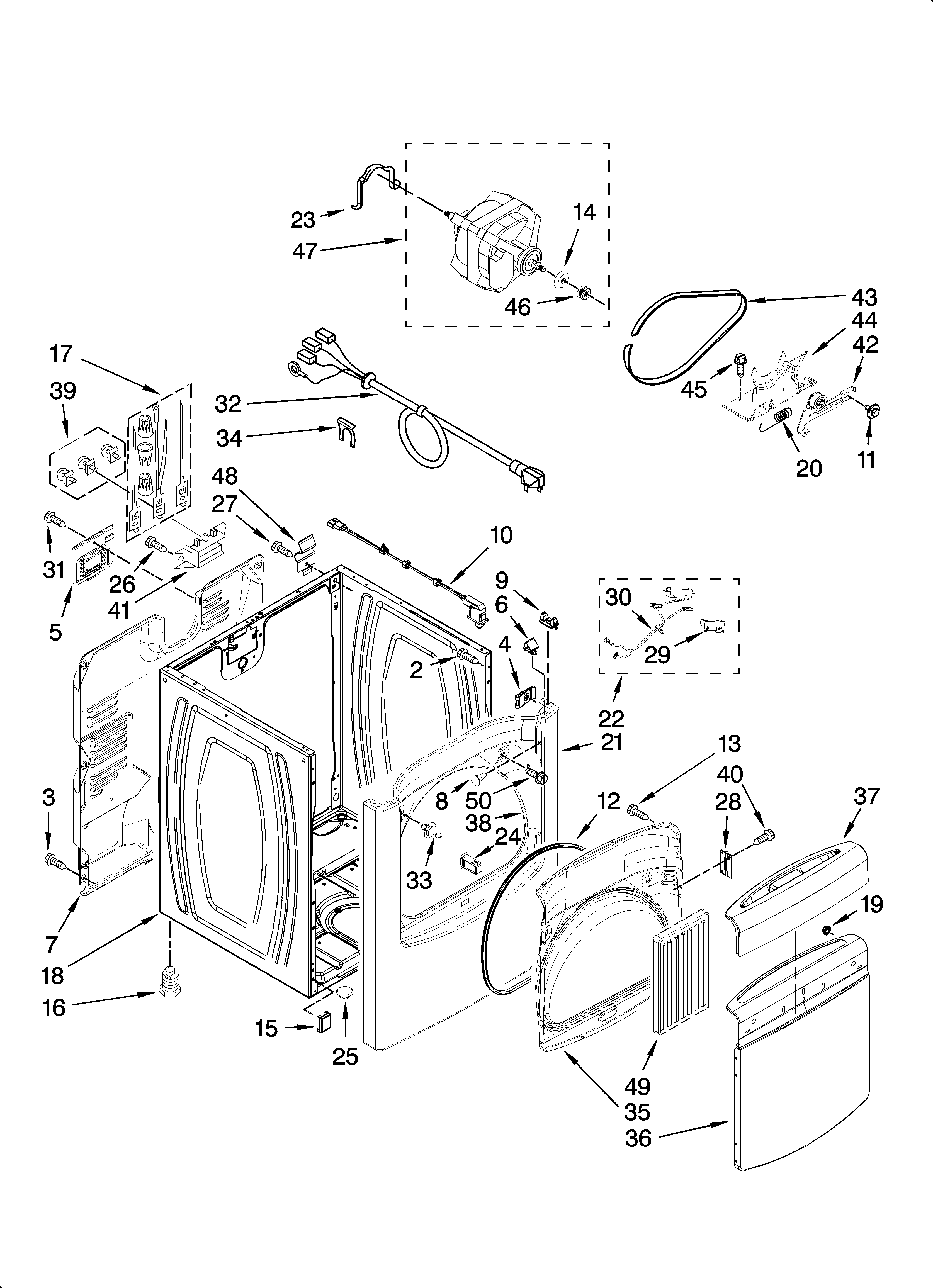 Cabinet parts