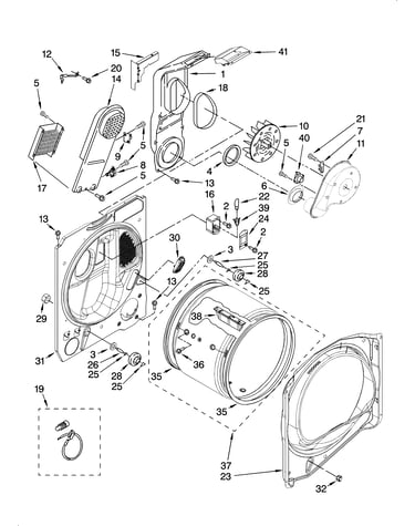 Bulkhead parts, optional parts (not included)