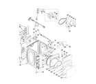 Maytag YMED6400TQ0 cabinet parts diagram