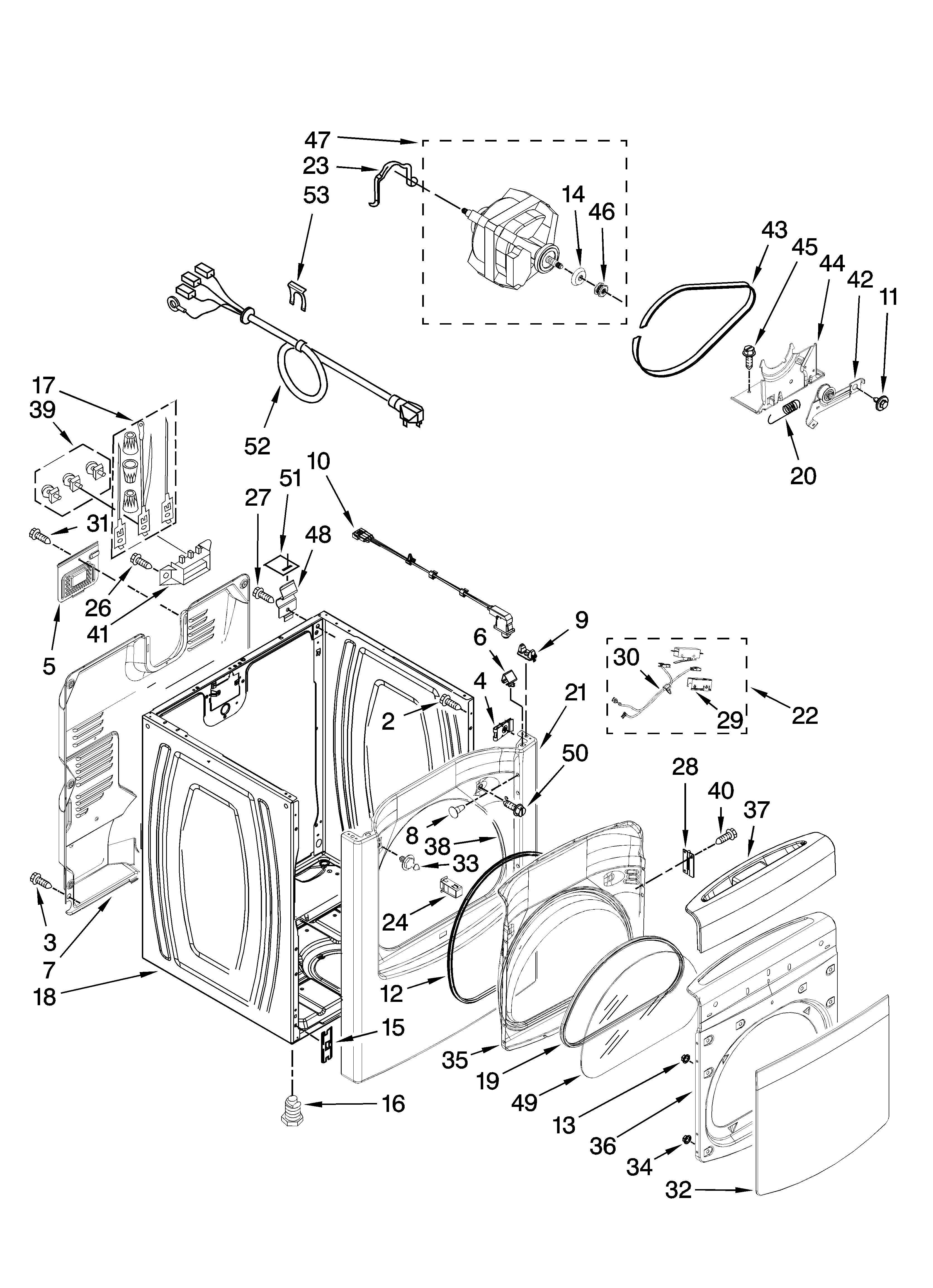 Cabinet parts