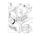 Whirlpool 7MWG87660SM0 cabinet parts diagram