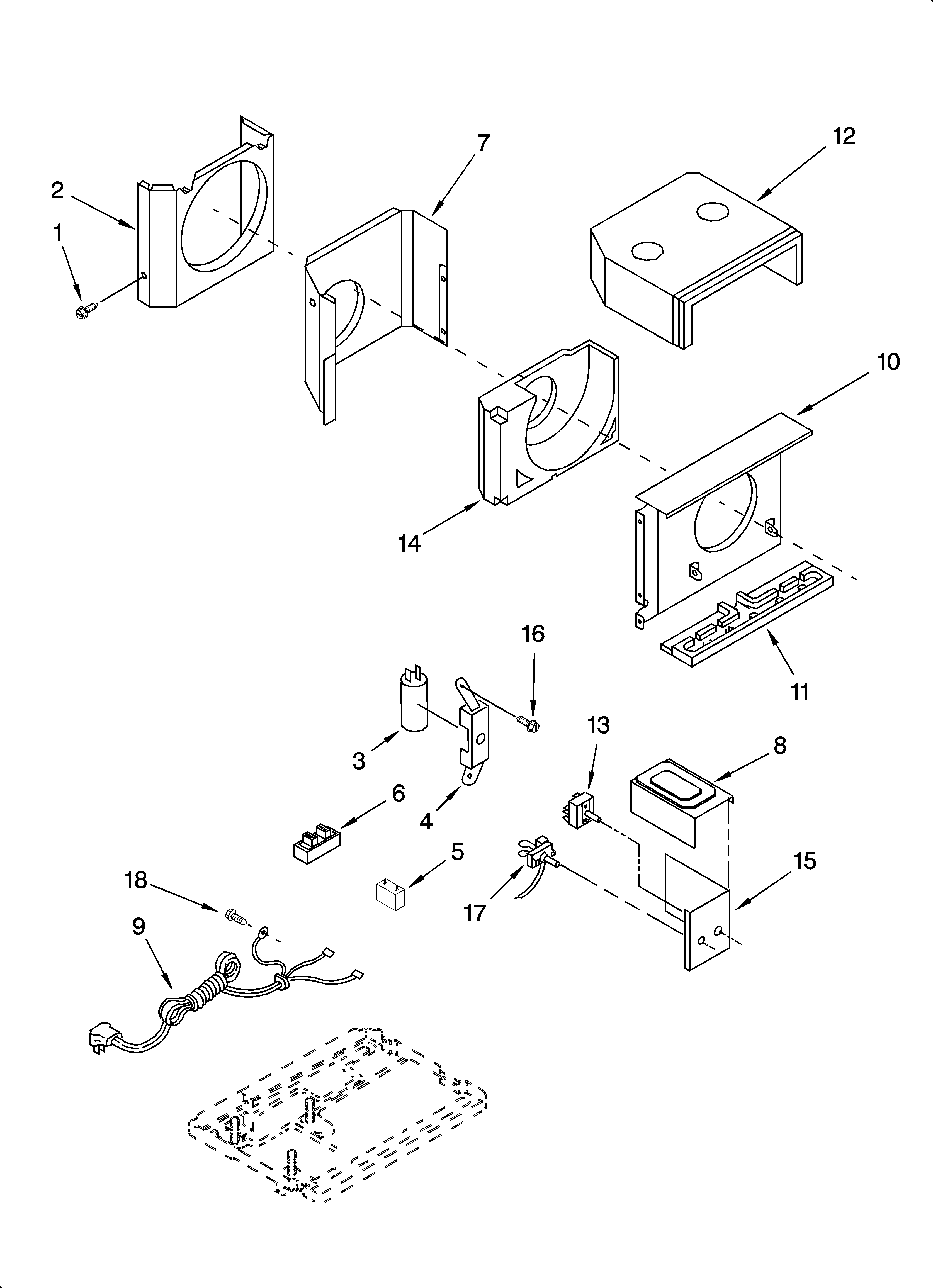 Air flow and control parts