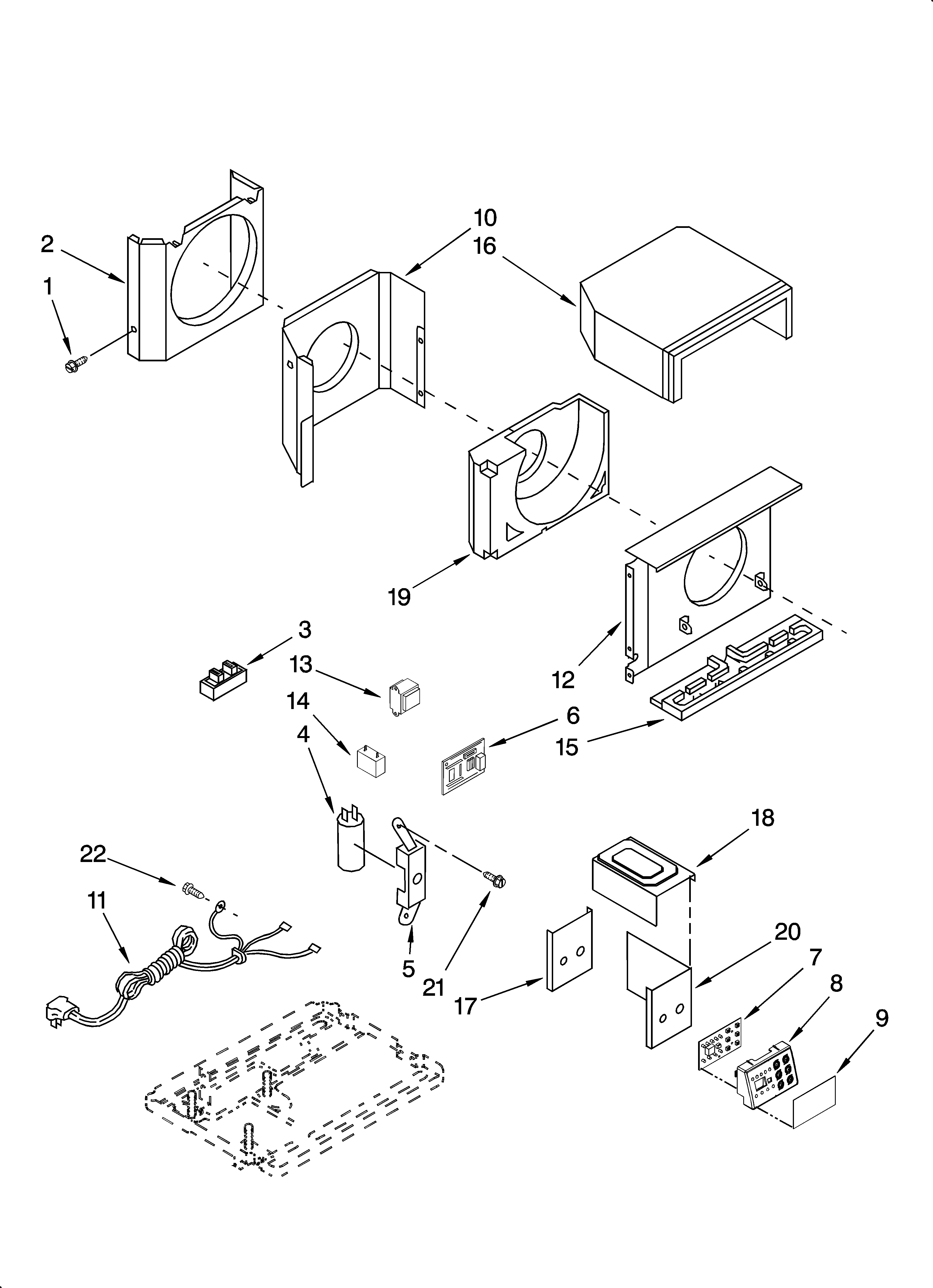 Air flow and control parts