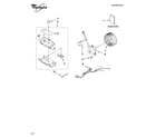 Whirlpool AD35DSS1 air flow and control parts diagram