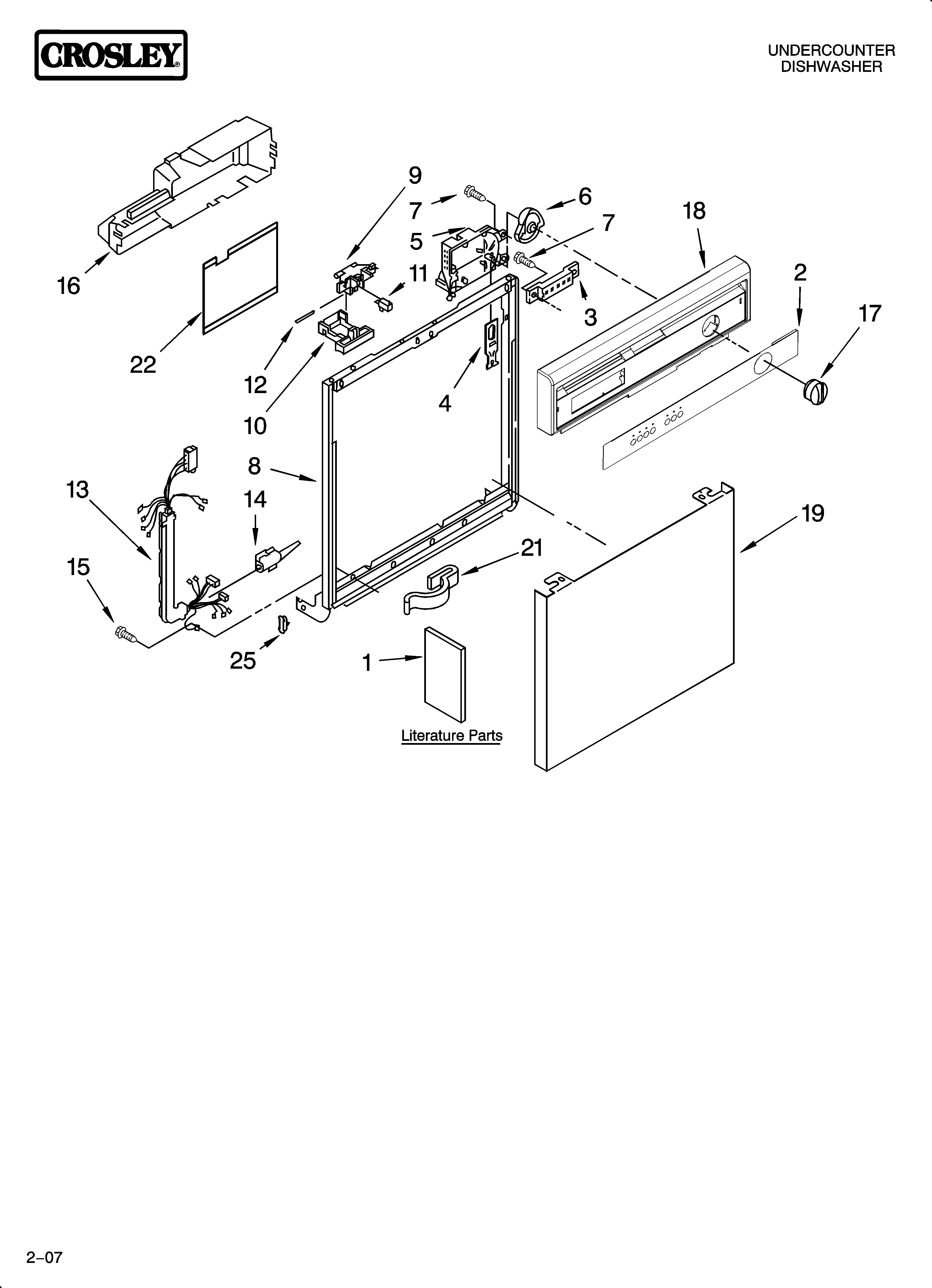 FRAME AND CONSOLE PARTS