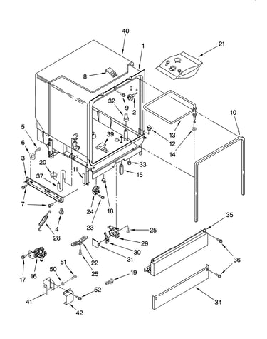 Tub assembly parts