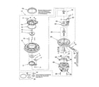 Crosley CUD6710TB0 pump and motor parts diagram