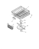 Lower dishrack parts, optional parts (not included)