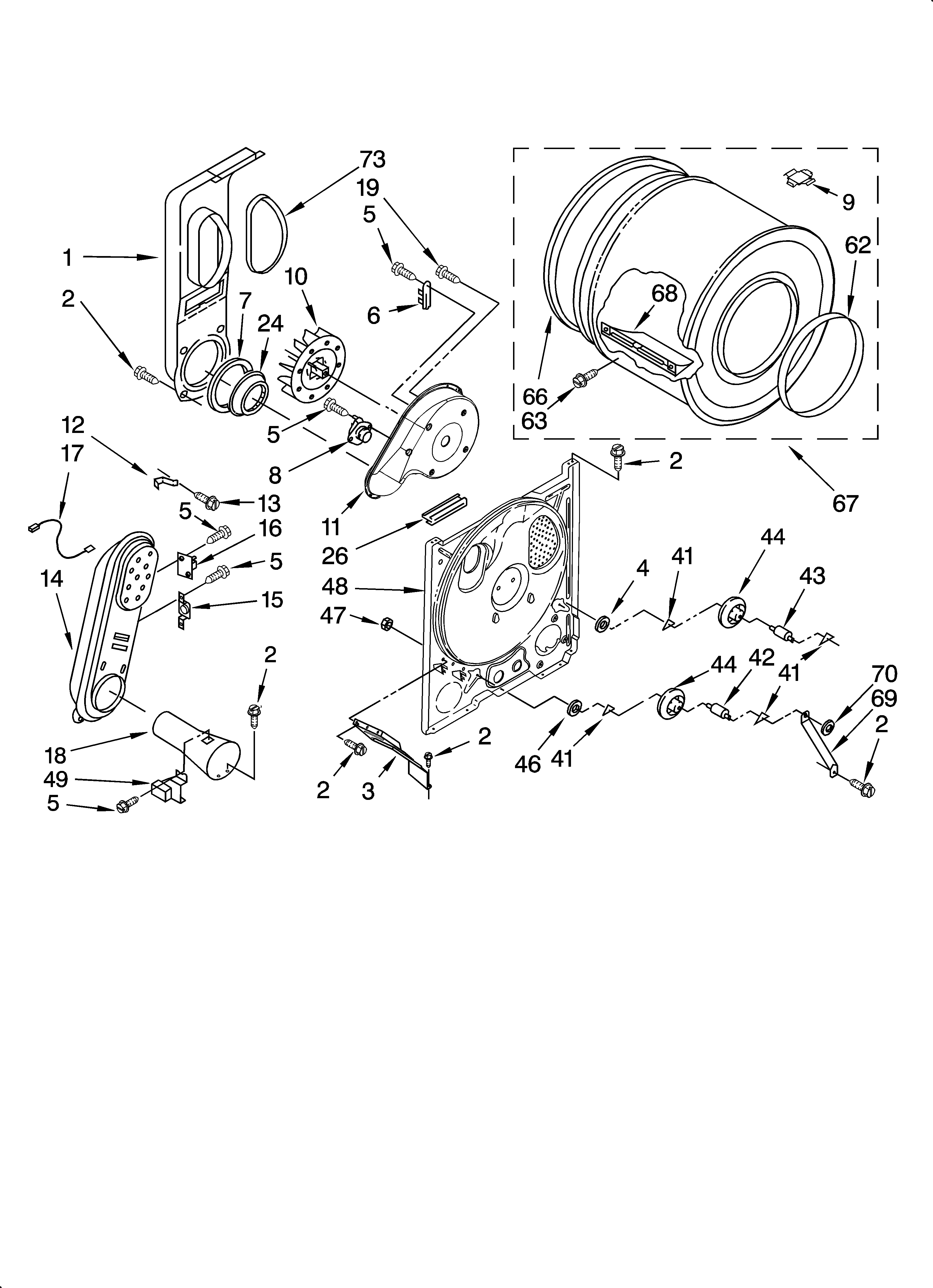 Bulkhead parts, optional parts (not included)