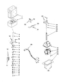 Motor and ice container parts