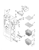 Freezer liner parts