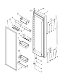 Refrigerator door parts
