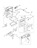 Dispenser front parts