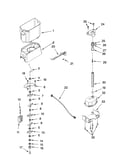 Motor and ice container parts