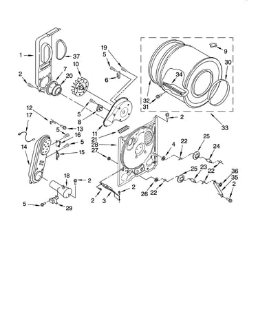 Bulkhead parts, optional parts (not included)