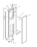 Freezer door parts
