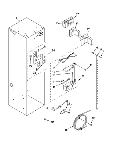 Refrigerator liner parts