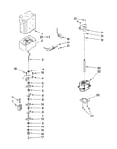 Motor and ice container parts