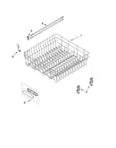 Upper rack and track parts