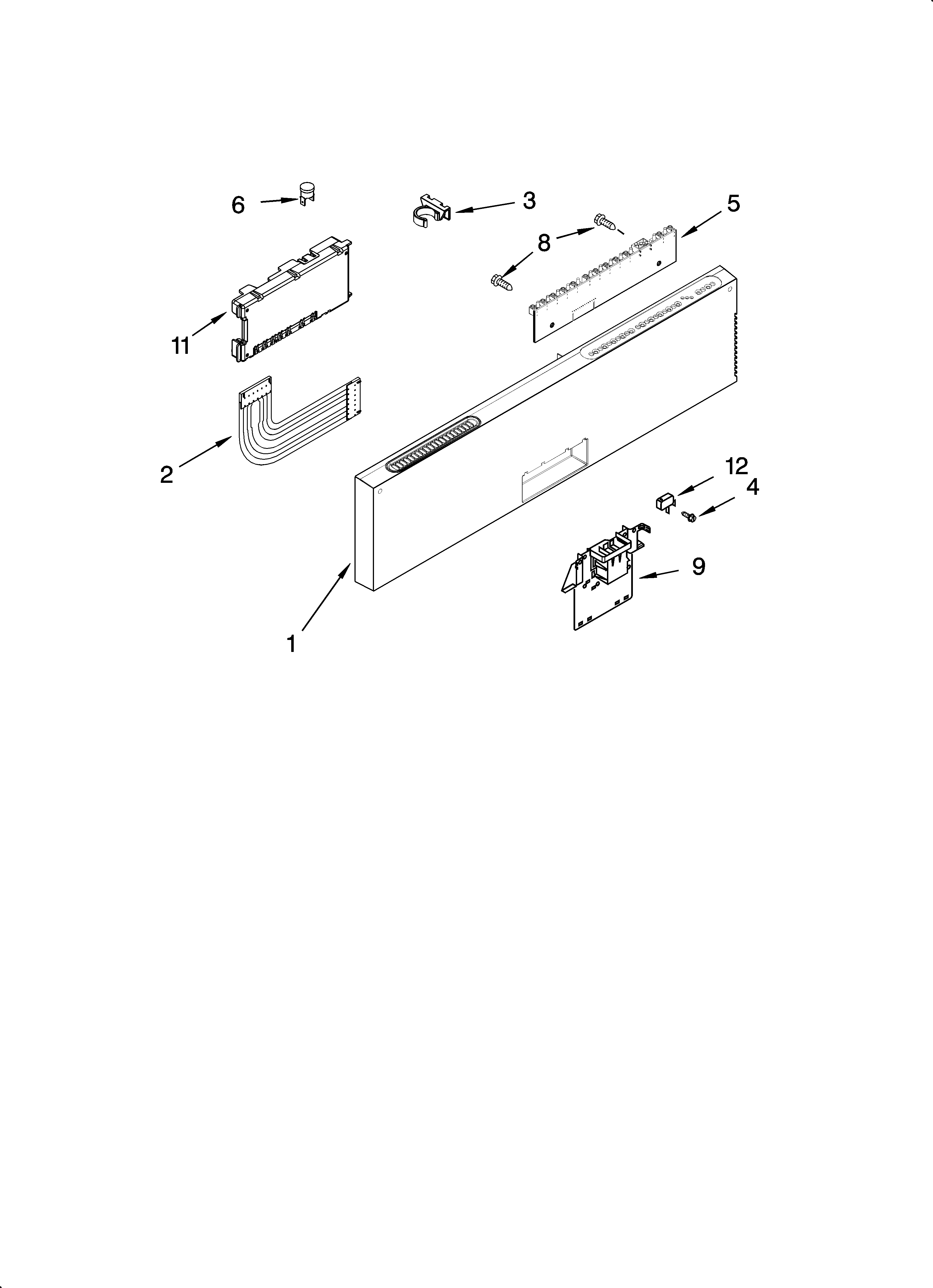 Control panel parts