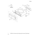 Whirlpool MHP1000SB0 cabinet parts diagram