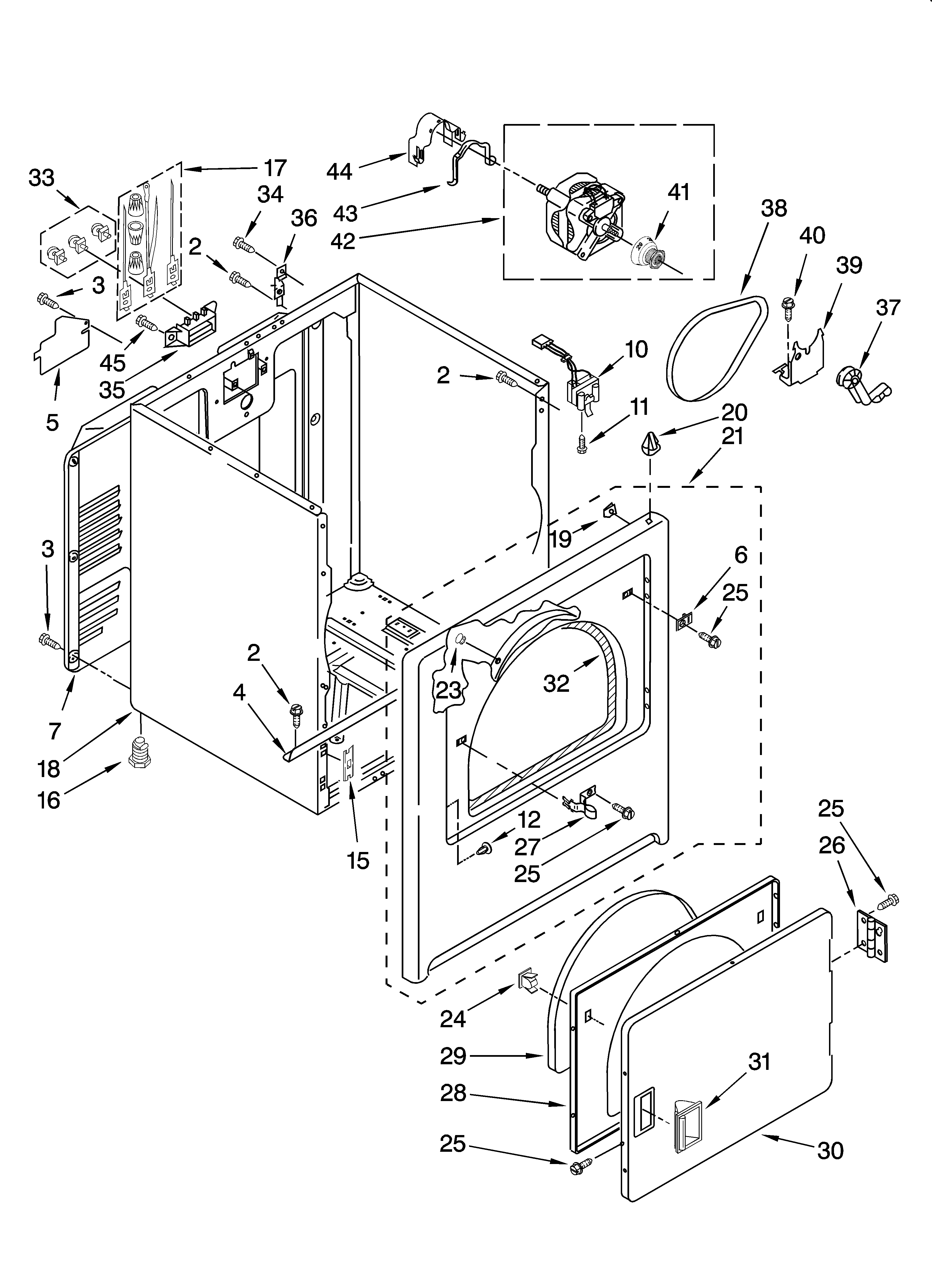 Cabinet parts
