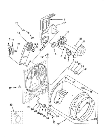 Bulkhead parts, optional parts (not included)