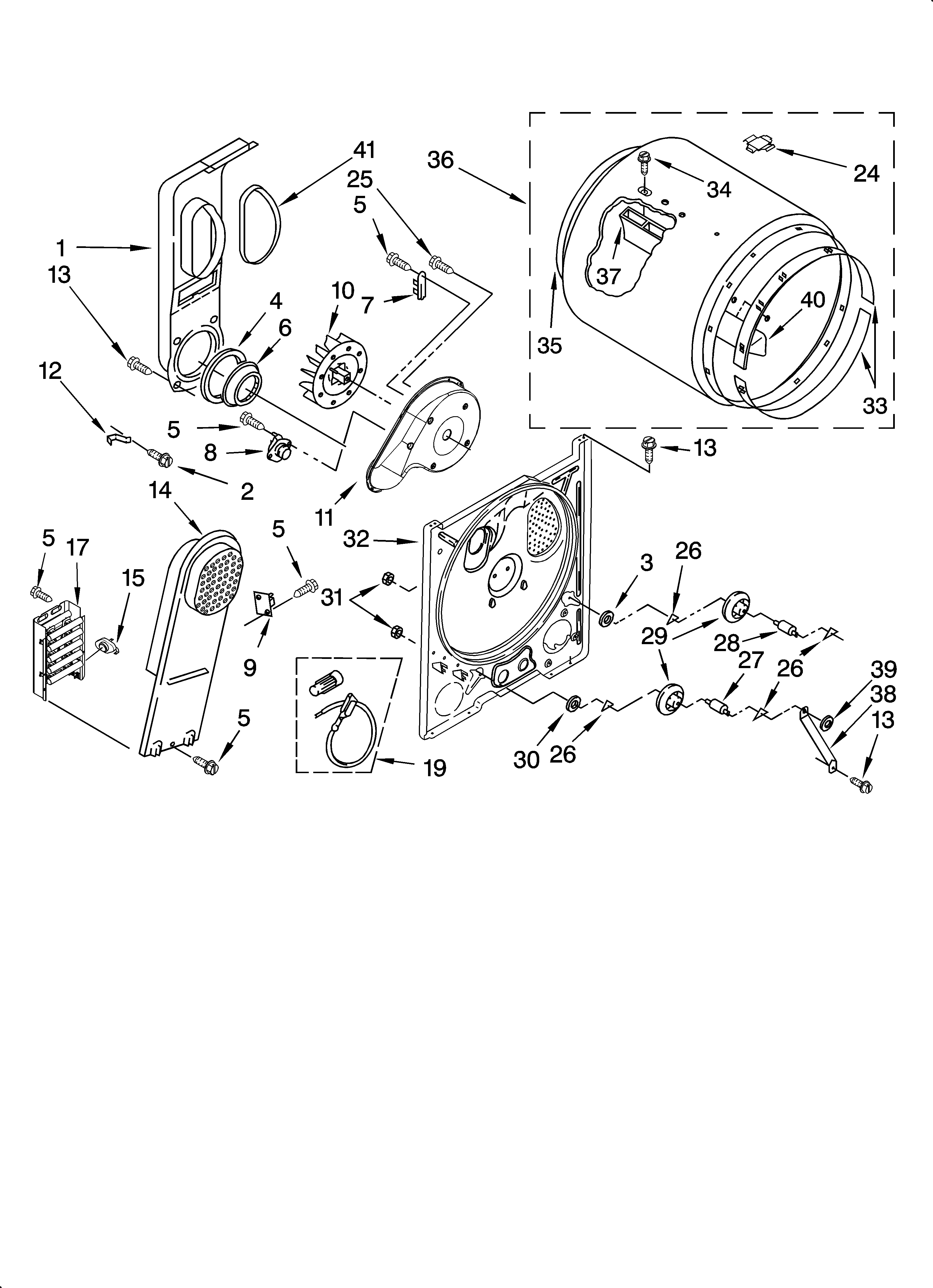 Bulkhead parts, optional parts (not included)