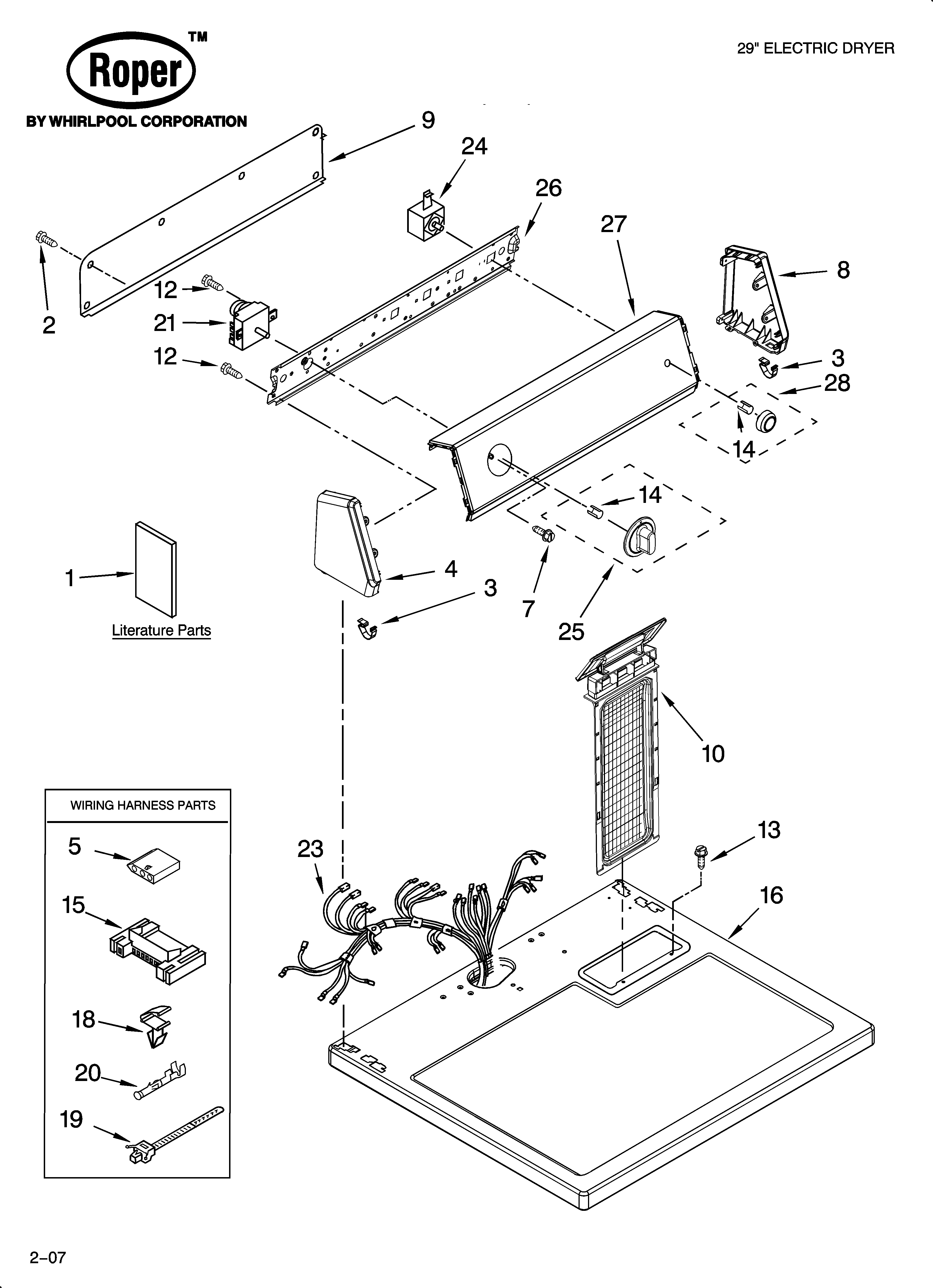 TOP AND CONSOLE PARTS