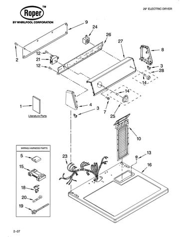 Top and console parts