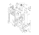 Roper YRED4300TQ0 cabinet parts diagram